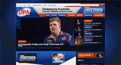 Desktop Screenshot of dartplayersaustralia.com